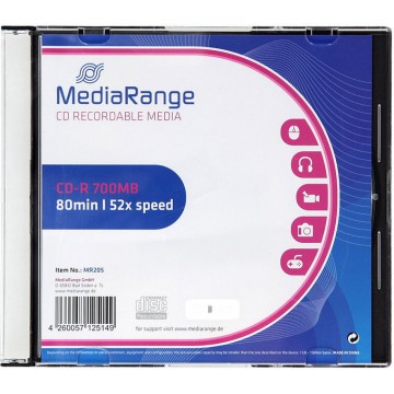CD-R Mediarange 700MB Slim Case