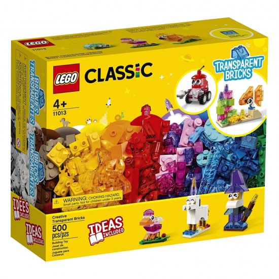 Lego παιχνίδια - Lego Classic: Creative Transparent Bricks (11013) (LGO11013) Lego