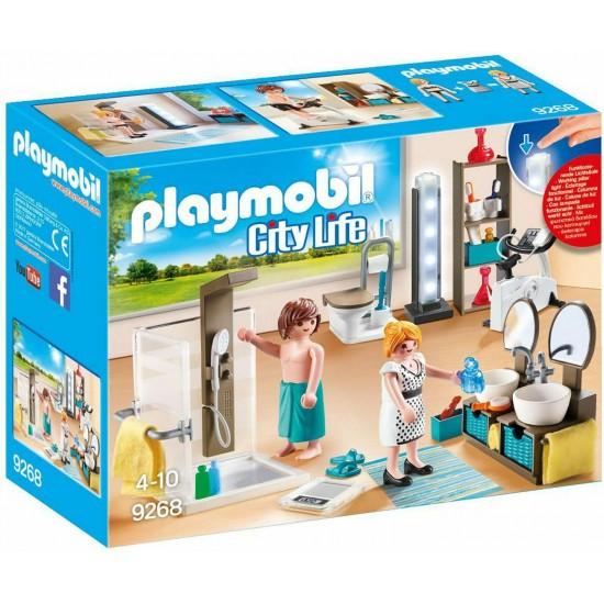 Playmobil παιχνίδια - Playmobil City Life Μπάνιο για 4-10 ετών (9268) Playmobil