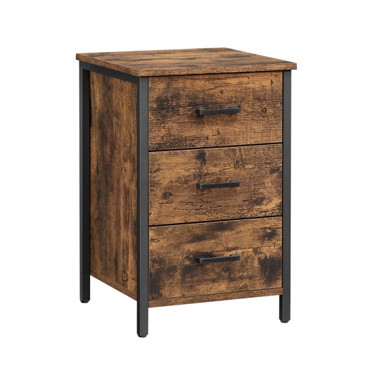 Vasagle Bedside Table 40 x 40 x 60 cm (LET509B01) (VASLET509B01)