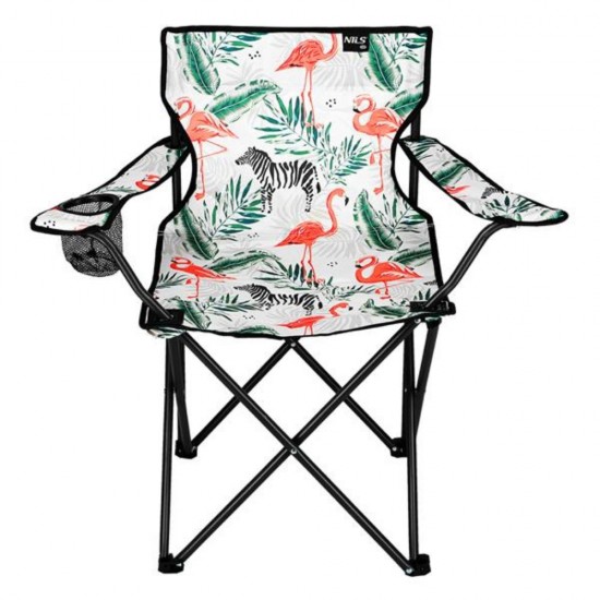 Nils Camp Camping Chair Flamingo (NC1625FL) (NICNC1625FL)