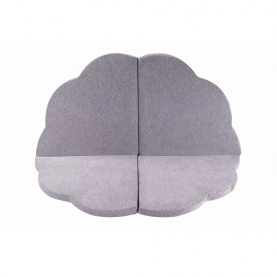 MeowBaby Light Grey Cloud Mattress 160x160cm (MATA019) (MEBMATA019)