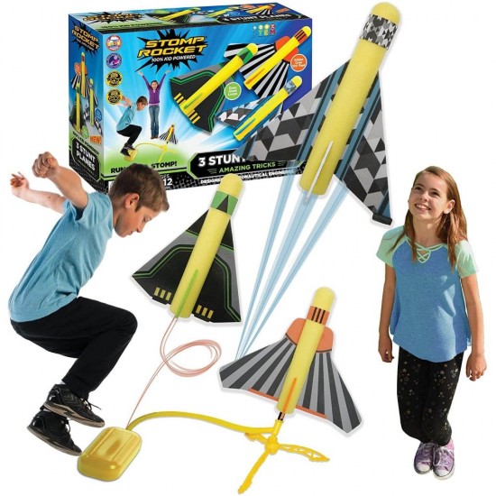 Stomp Rocket Stunt Planes - 3 Planes (SR100004) (STRSR100004)