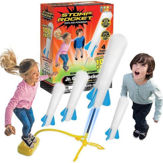 Stomp Rocket Jr. Glow 4 Rockets (SR100007) (STRSR100007)