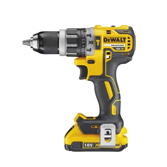 Dewalt Κρουστικό Δραπανοκατσάβιδο Μπαταρίας Brushless 18V 2x2Ah (DCD796D2-QW) (DEWDCD796D2-QW)