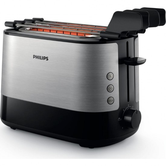 Philips Φρυγανιέρα 2 Θέσεων 730W Inox (HD2639/90) (PHIHD2639-90)