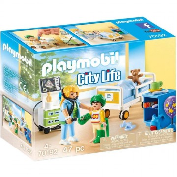 Playmobil City Life Children's Hospital Room για 4+ ετών (70192) (PLY70192)