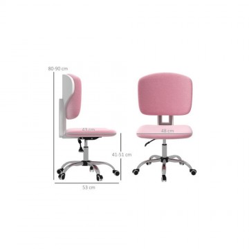 Vinsetto Εργονομική Καρέκλα Ροζ 48x53x80-90 (921-689V01PK) (VIN921-689V01PK)