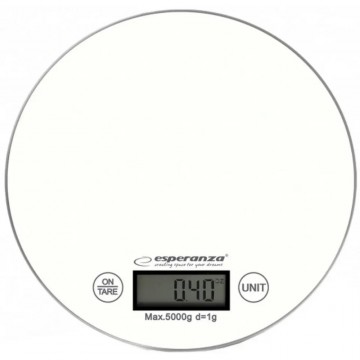 Esperanza EKS003 Ψηφιακή Ζυγαριά Κουζίνας 1gr/5kg White (EKS003W) (ESPEKS003W)