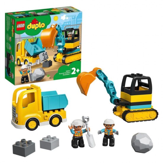 Lego Duplo: Truck & Tracked Excavator για 2+ ετών (10931) (LGO10931)