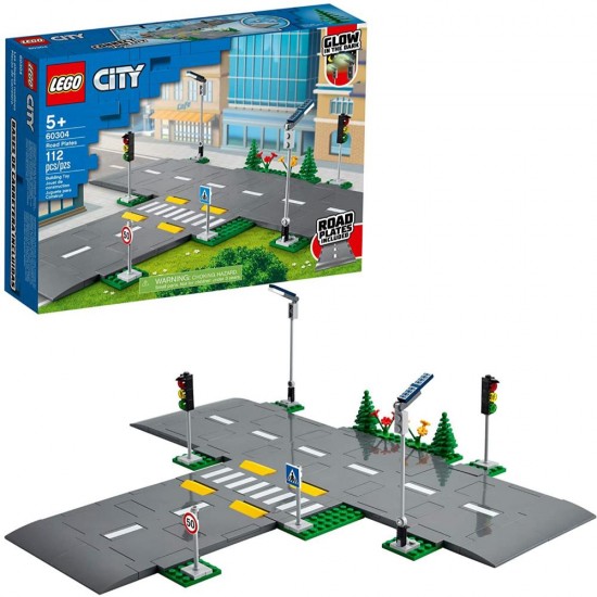 Lego City: Road Plates για 5+ ετών (60304) (LGO60304)