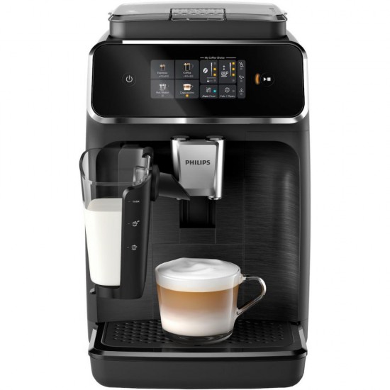 Philips Αυτόματη Μηχανή Espresso 1500W Πίεσης 15bar με Μύλο Άλεσης Μαύρη (EP2330/10) (PHIEP2330-10)